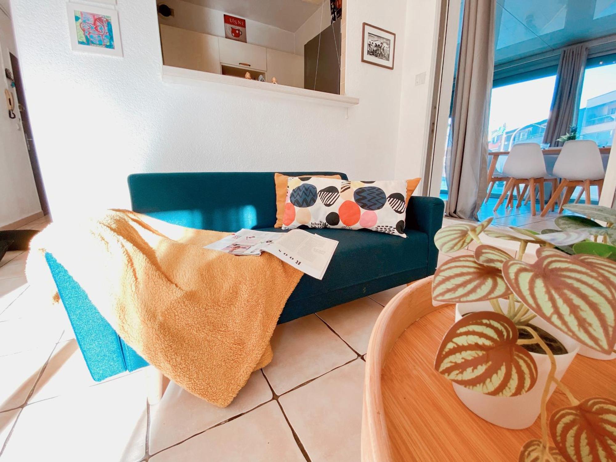Appartement Terrasse Vue Mer 卡内 外观 照片