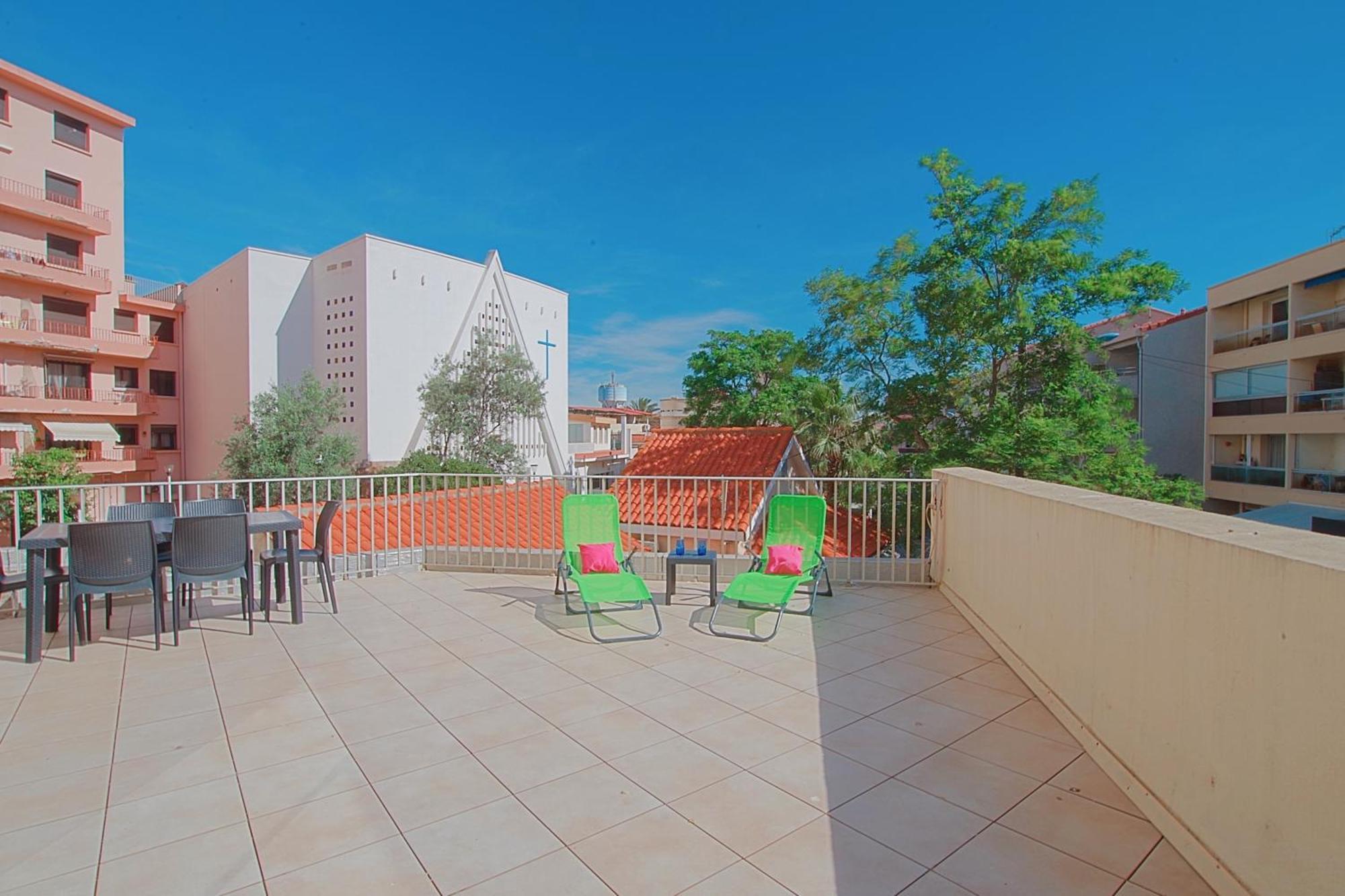 Appartement Terrasse Vue Mer 卡内 外观 照片