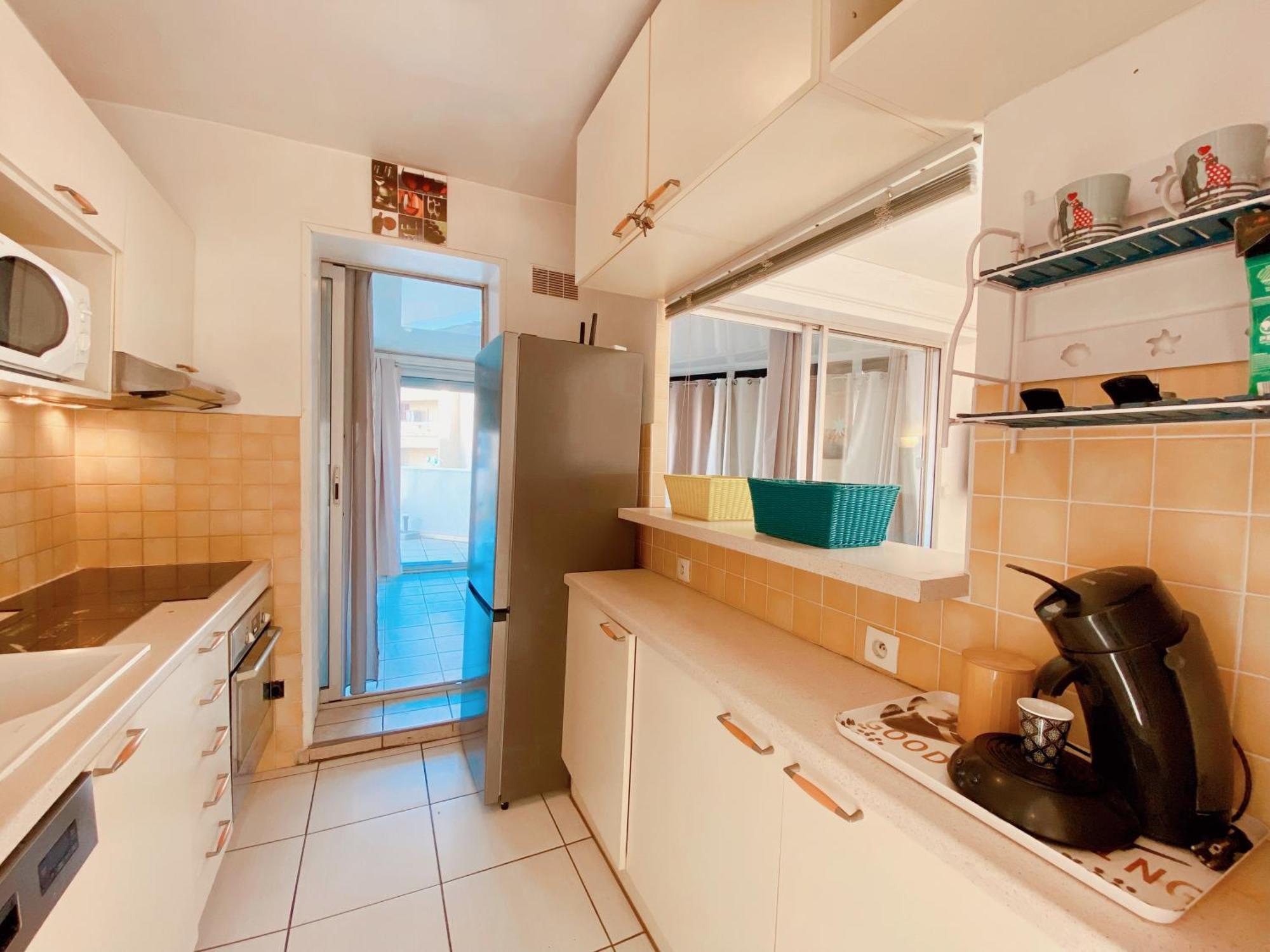 Appartement Terrasse Vue Mer 卡内 外观 照片